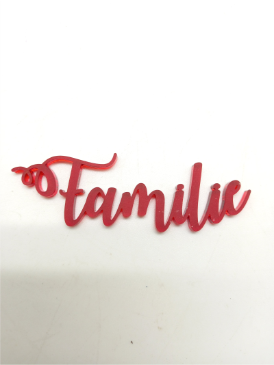 &quotfamily"-perspex-cutout